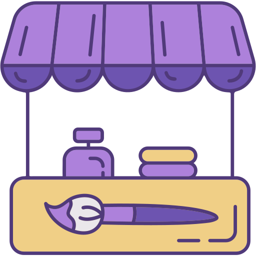 Store Generic Thin Outline Color icon