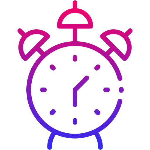 Alarm clock Generic Gradient icon