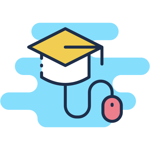 Online degree Generic Rounded Shapes icon