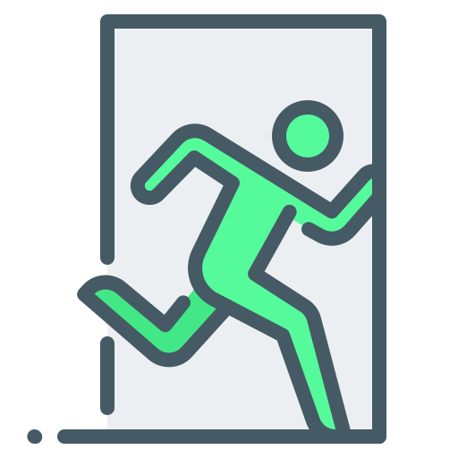 달리다 Generic Outline Color icon