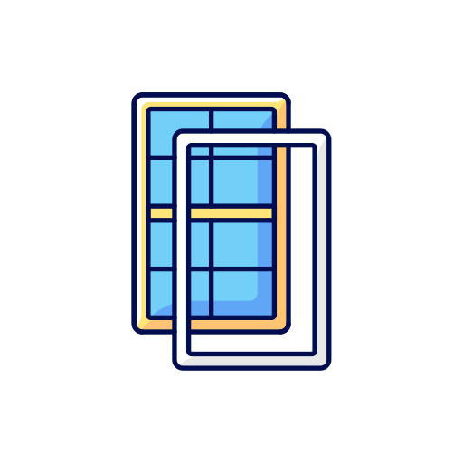 fenster Generic Thin Outline Color icon