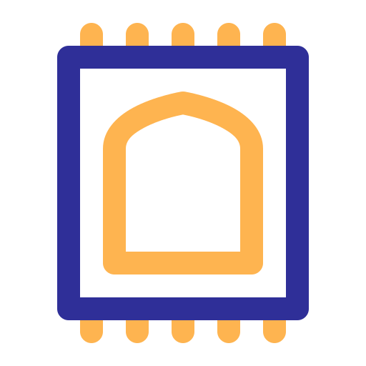 Sajadah Generic Outline Color icon