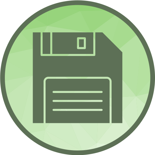 Diskette Generic Circular icon