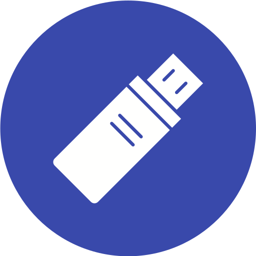 usb-stick Generic Flat icoon