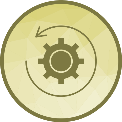 gegevensverwerking Generic Circular icoon