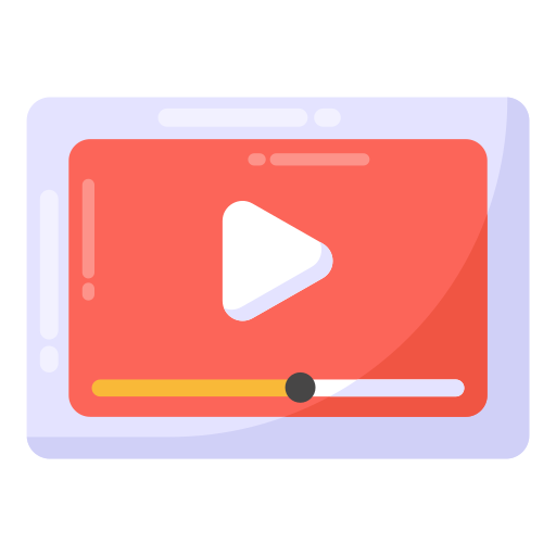 streaming vidéo Generic Flat Icône