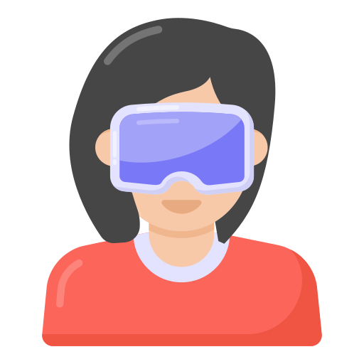 lunettes de réalité virtuelle Generic Flat Icône