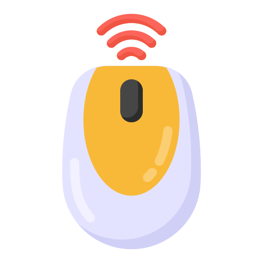 ワイヤレスマウス Generic Flat icon