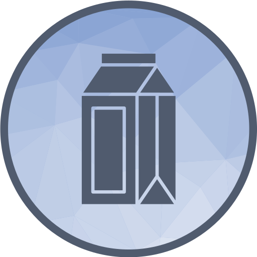 Milk carton Generic Circular icon