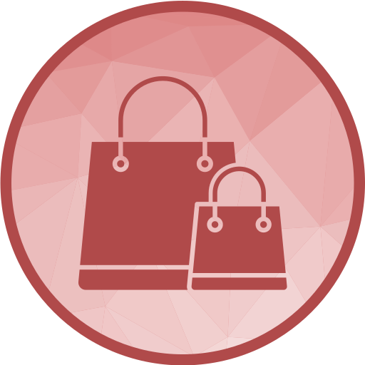 Shopping bag Generic Circular icon