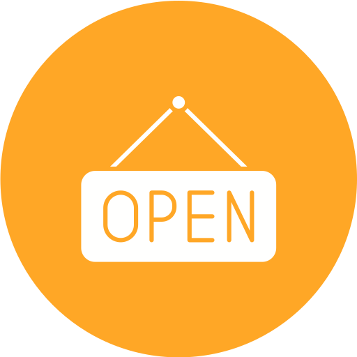 Open sign Generic Flat icon