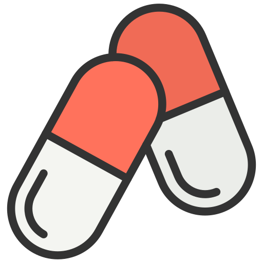 Capsules Generic Outline Color icon