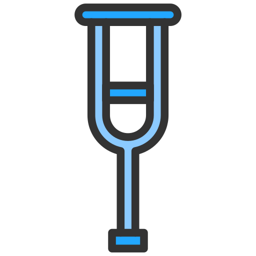 Crutch Generic Outline Color icon