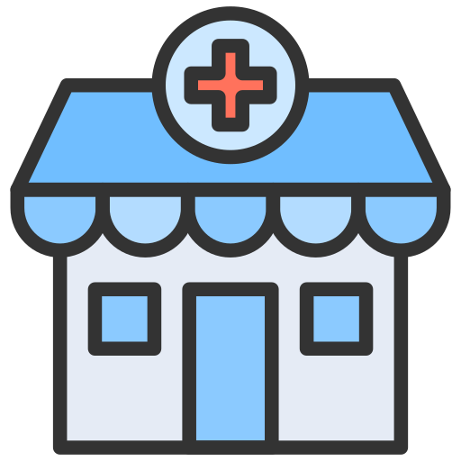 Dispensary Generic Outline Color icon