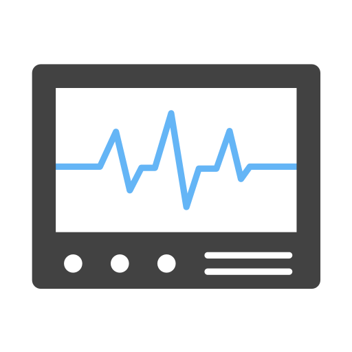 elektrokardiogram Generic Blue ikona