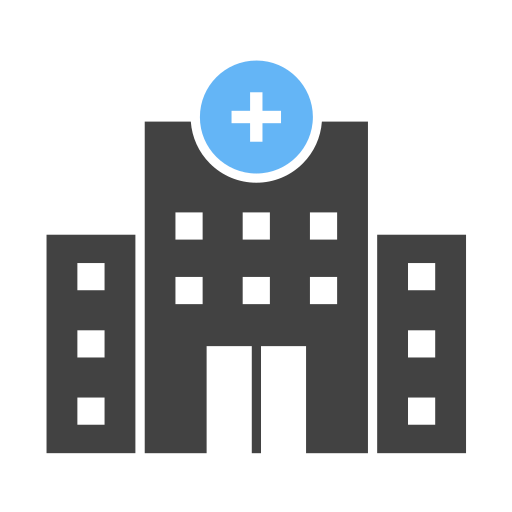 krankenhaus Generic Blue icon