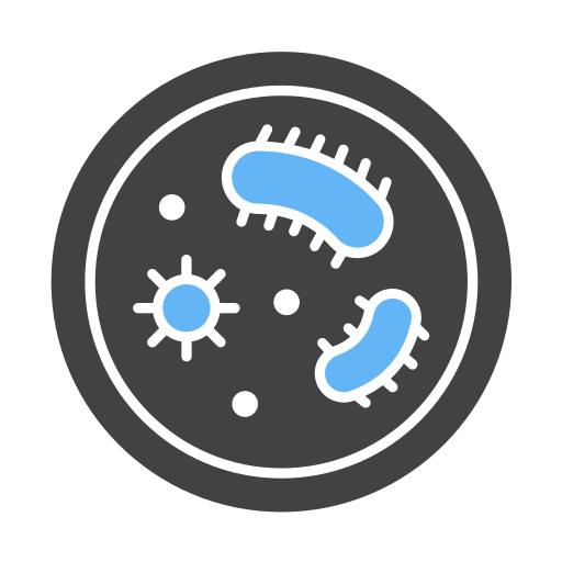 mikroorganismen Generic Blue icon