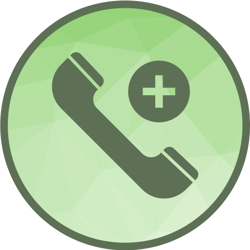 teléfono de emergencia Generic Circular icono