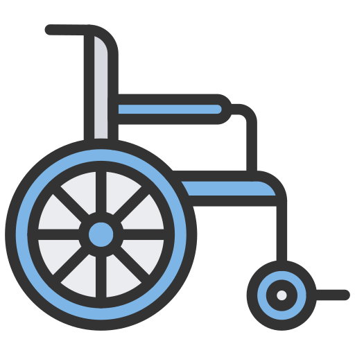 Wheelchair Generic Outline Color icon