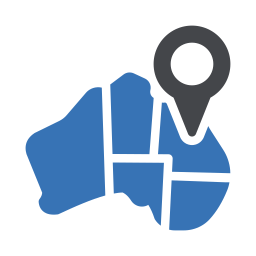 lokalizacja na mapie Generic Blue ikona