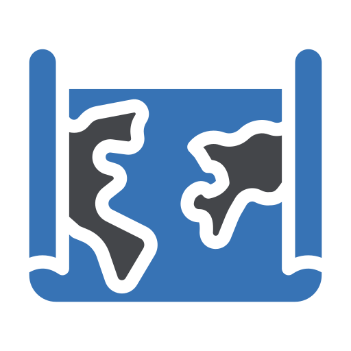 geografía Generic Blue icono