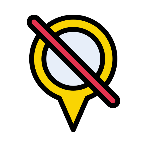prohibición Vector Stall Lineal Color icono
