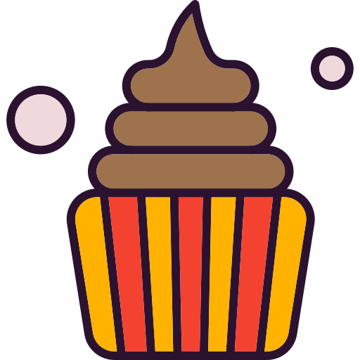 cupcake Generic Outline Color icon