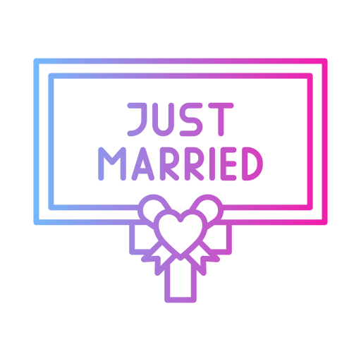 Just married Generic Gradient icon