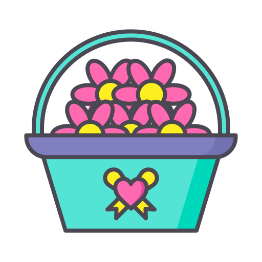 cesta de flores Generic Outline Color Ícone