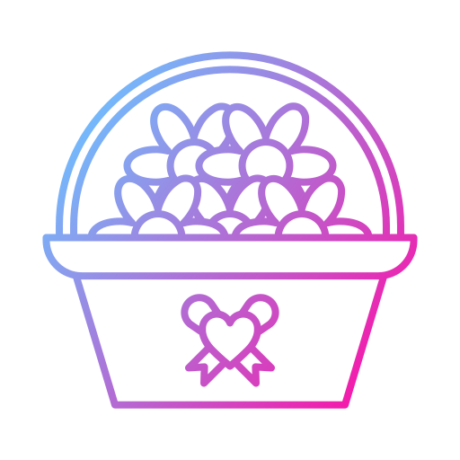Flower basket Generic Gradient icon