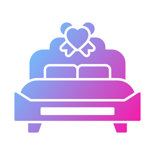 slaapkamer Generic Flat Gradient icoon