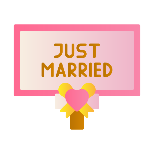 Just married Generic Flat Gradient icon
