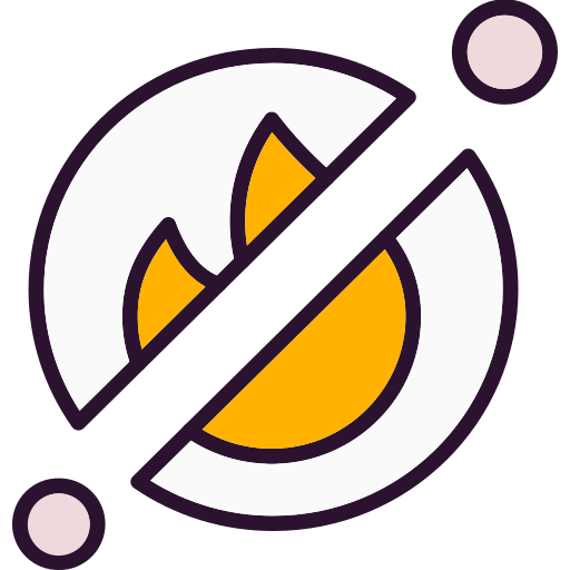 No fire Generic Outline Color icon