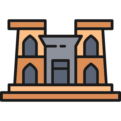 ルクソール神殿 Generic Outline Color icon