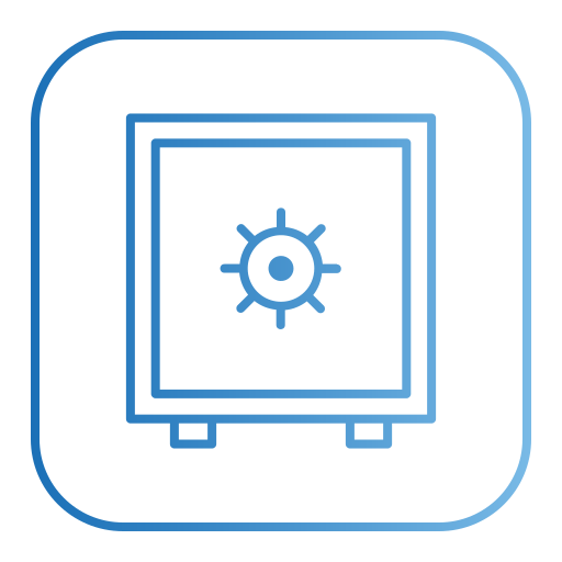 Safe deposit Generic Gradient icon