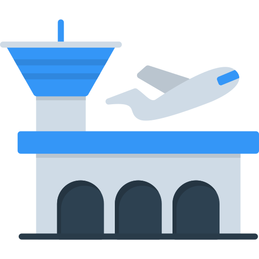Airport Generic Flat icon