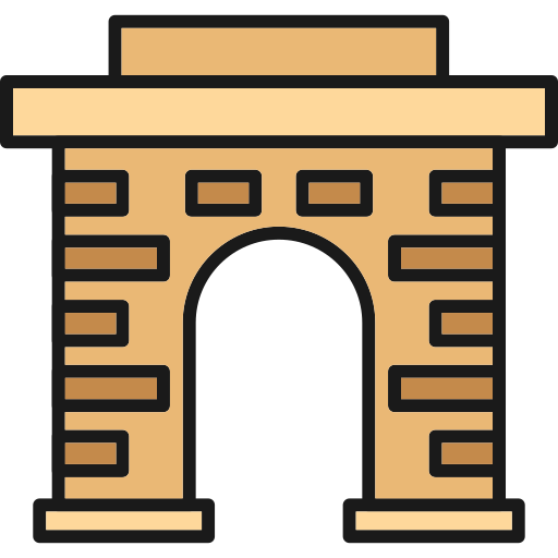 Arch Generic Outline Color icon
