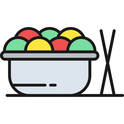 Asian food Generic Outline Color icon