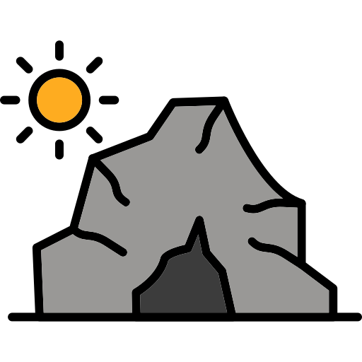 Cave Generic Outline Color icon