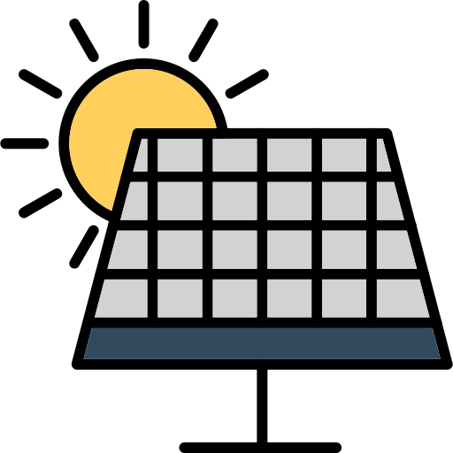 Солнечная панель Generic Outline Color иконка