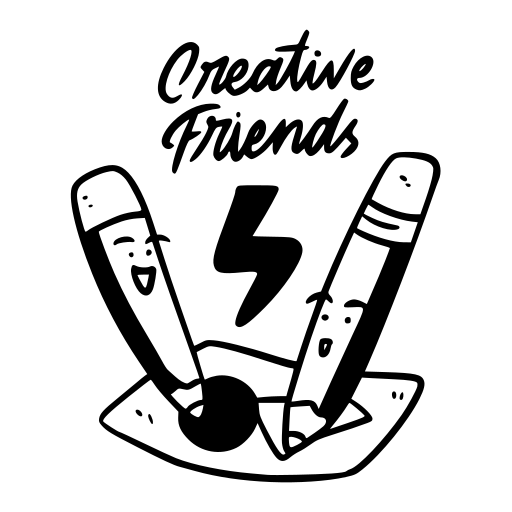 creatividad Generic Sticker Black fill icono