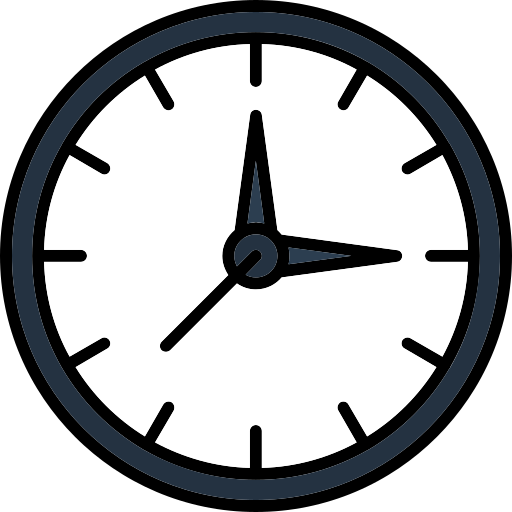 l'horloge Generic Outline Color Icône