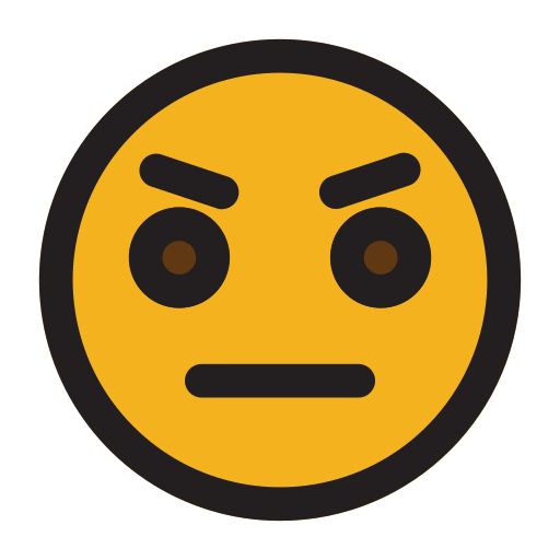 Upset Generic Outline Color icon