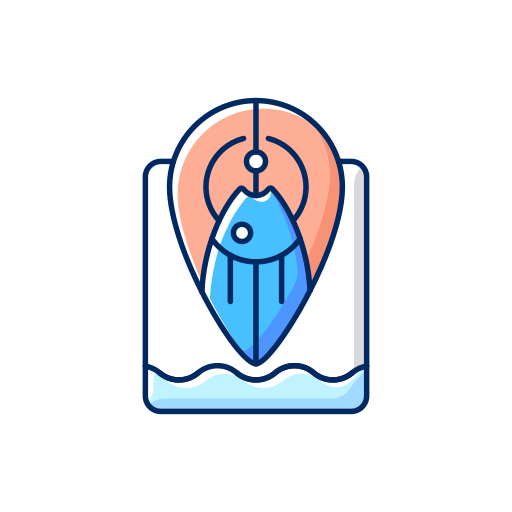 Fishing Generic Thin Outline Color icon