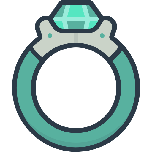 ring Generic Outline Color icoon