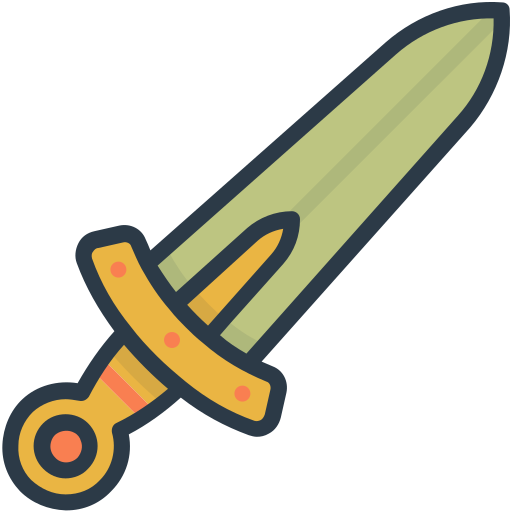 miecz Generic Outline Color ikona