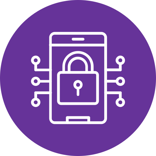 Mobile security Generic Circular icon