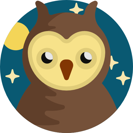 Owl Detailed Flat Circular Flat icon