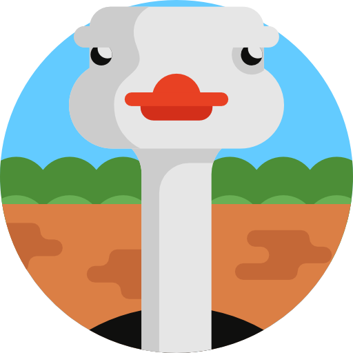 Ostrich Detailed Flat Circular Flat icon