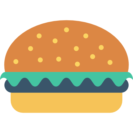 Burger Dinosoft Flat icon